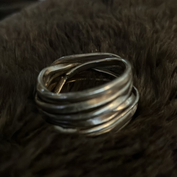Sterling multi layer silver ring bought from NYC vendor - Picture 3 of 3